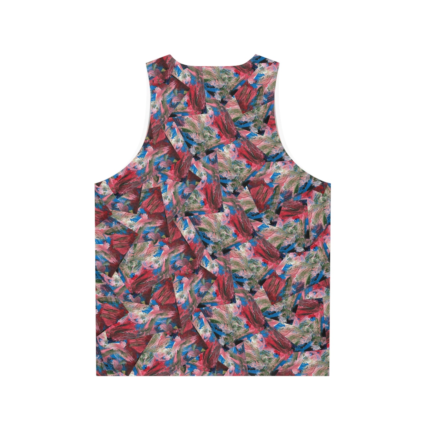 'Swathed in Colours' Tank by Streich Mohan Design - Unisex Tank Top (AOP)