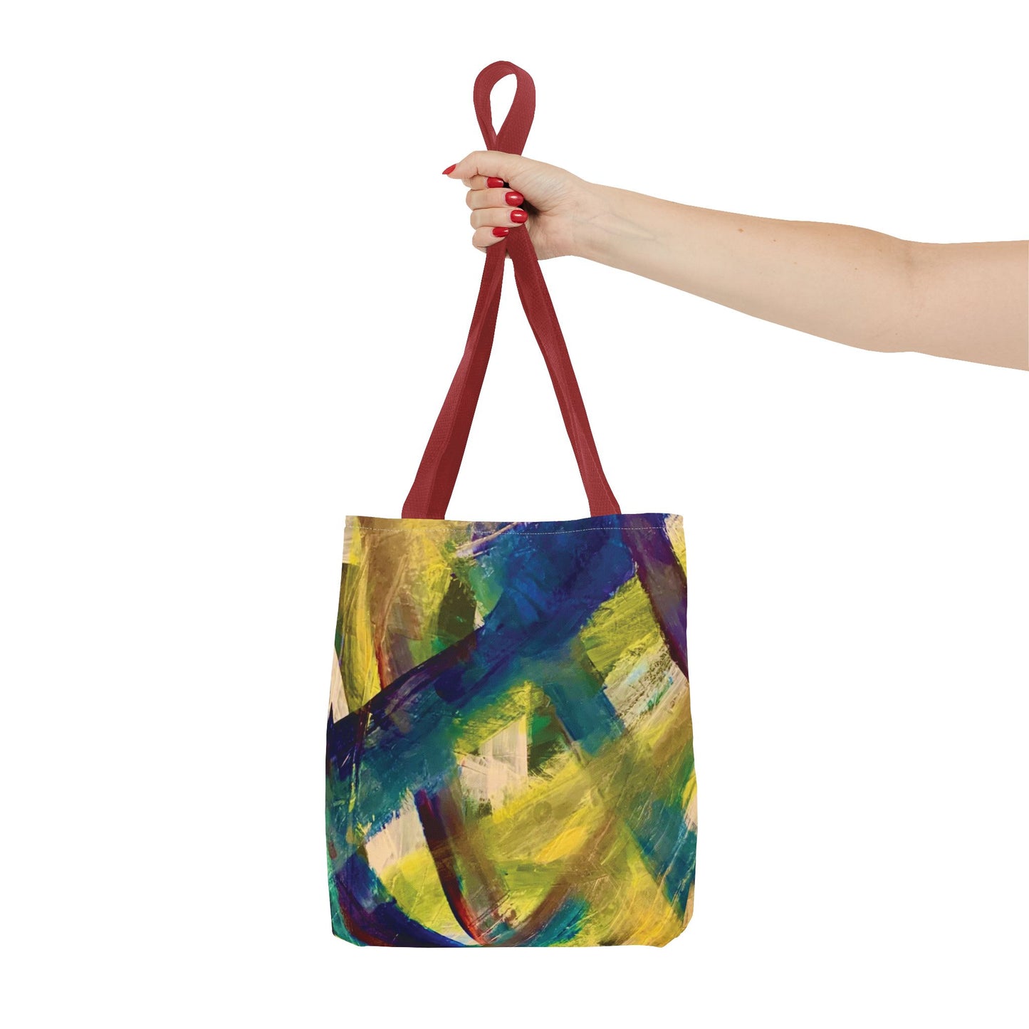 Abstract Art Tote Bag - Multicolour Streich Mohan Design