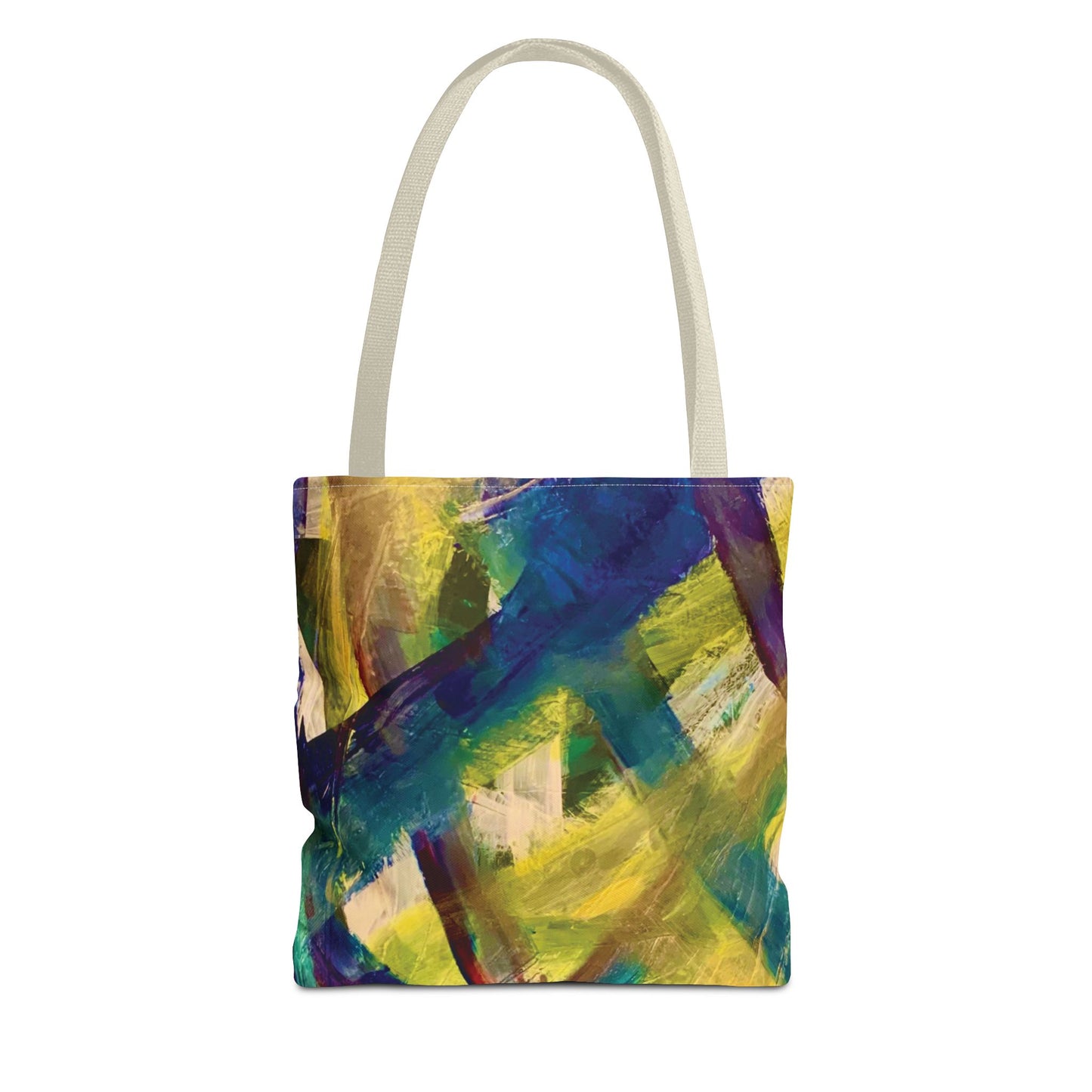 Abstract Art Tote Bag - Multicolour Streich Mohan Design