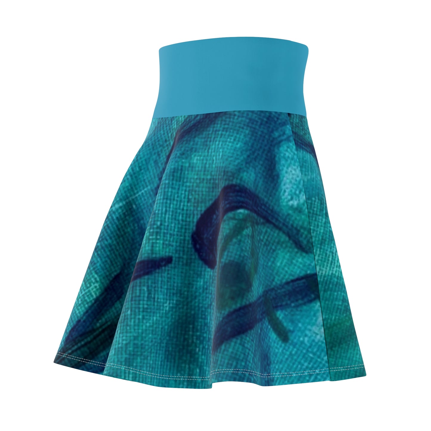 Blue Lagoon by Streich Mohan Design - Women's Skater Skirt (AOP)