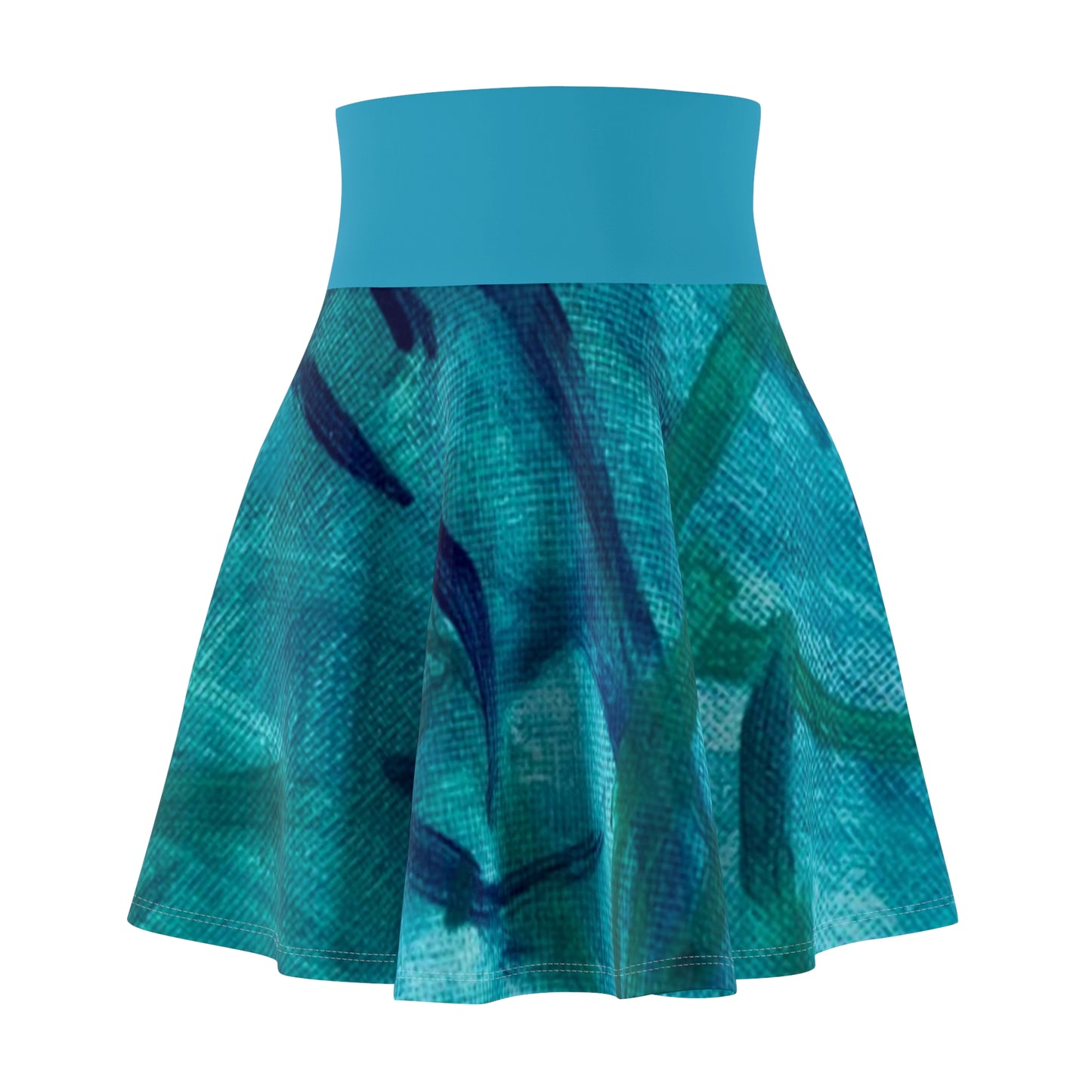 Blue Lagoon by Streich Mohan Design - Women's Skater Skirt (AOP)