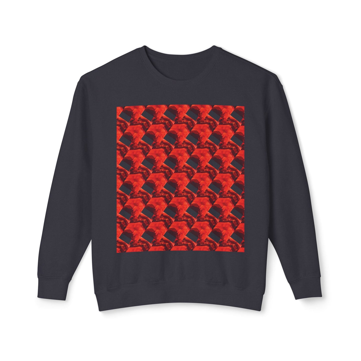 Exclusive artwork from Streich Mohan Design - Unisex Lightweight Crewneck Sweatshirt