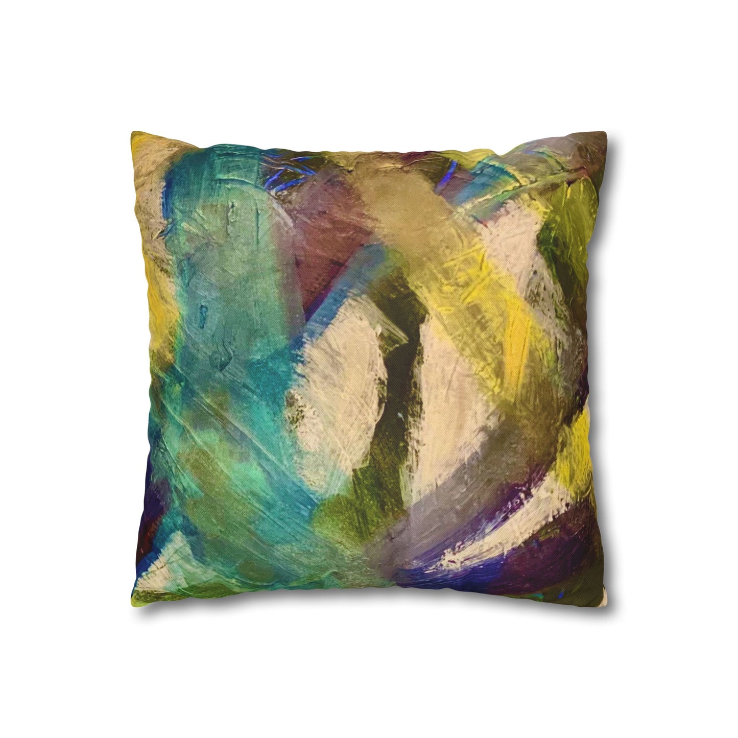 Streich Mohan Design Cushion Cover - Spun Polyester Square Pillowcase