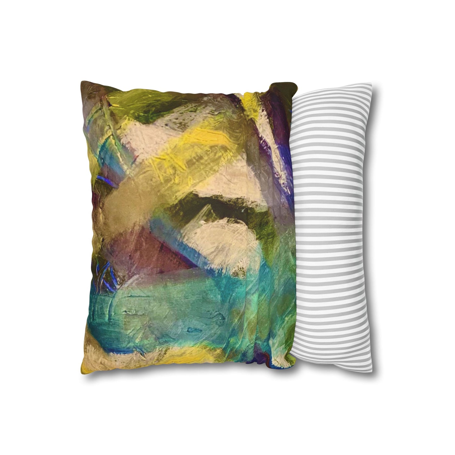 Streich Mohan Design Cushion Cover - Spun Polyester Square Pillowcase