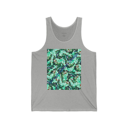 Green Splash by Streich Mohan Design - Unisex Jersey Tank