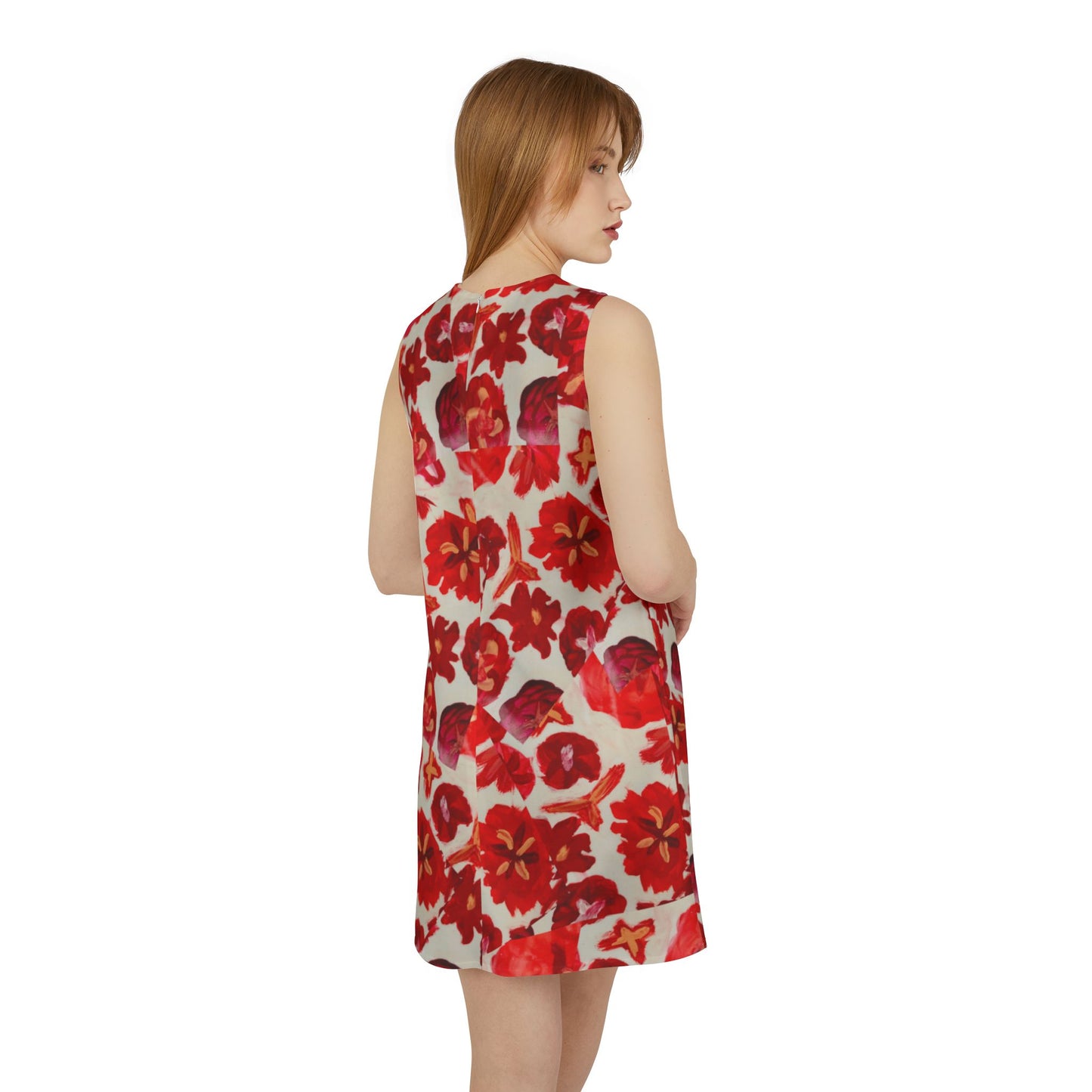 'The Rose Dress' by Streich Mohan Design - A-line Sleeveless Dress (AOP)