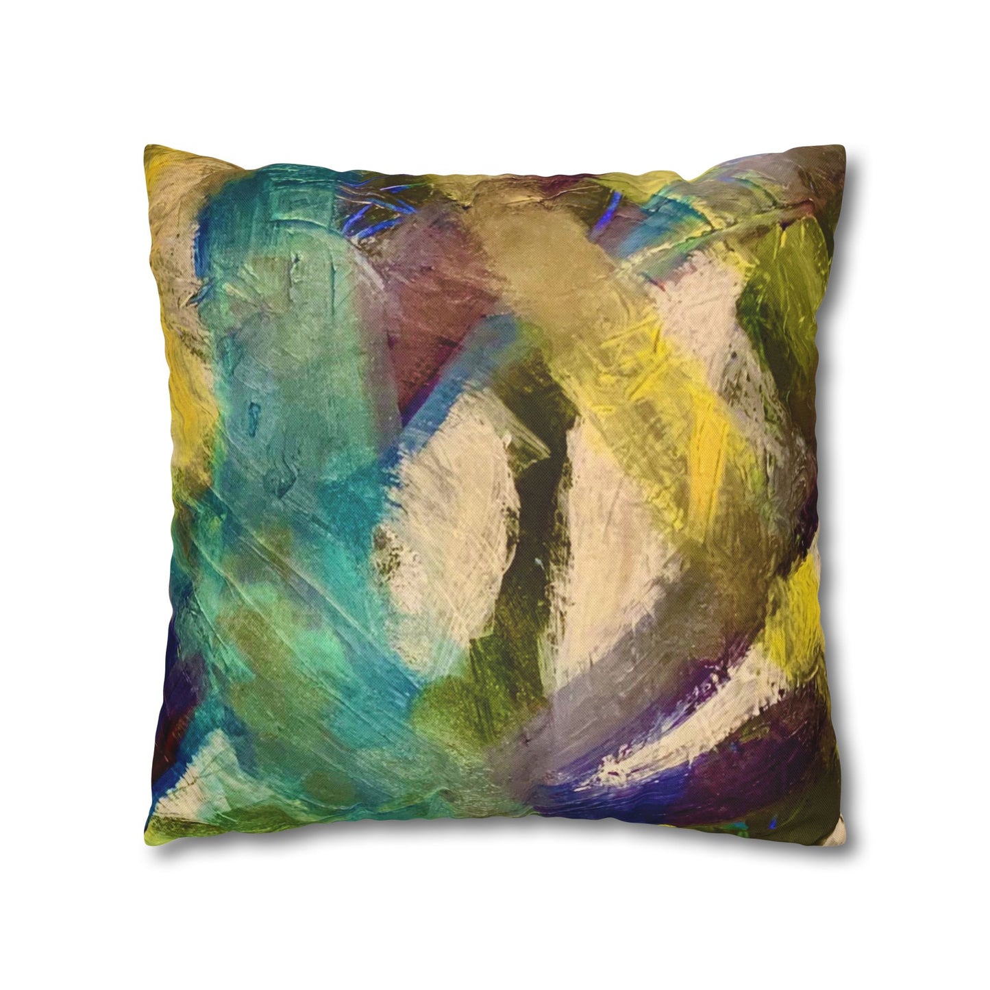 Streich Mohan Design Cushion Cover - Spun Polyester Square Pillowcase