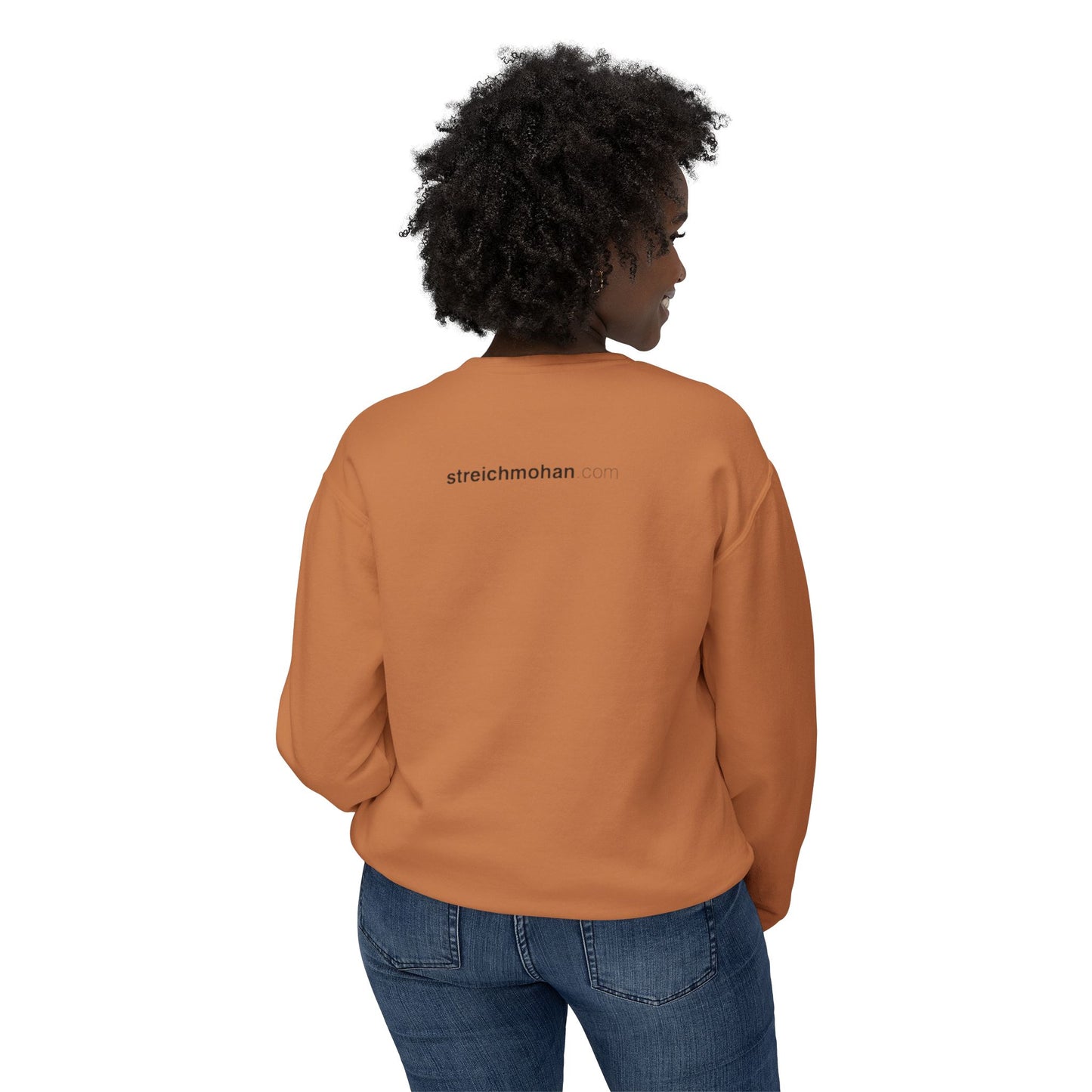 Exclusive artwork from Streich Mohan Design - Unisex Lightweight Crewneck Sweatshirt