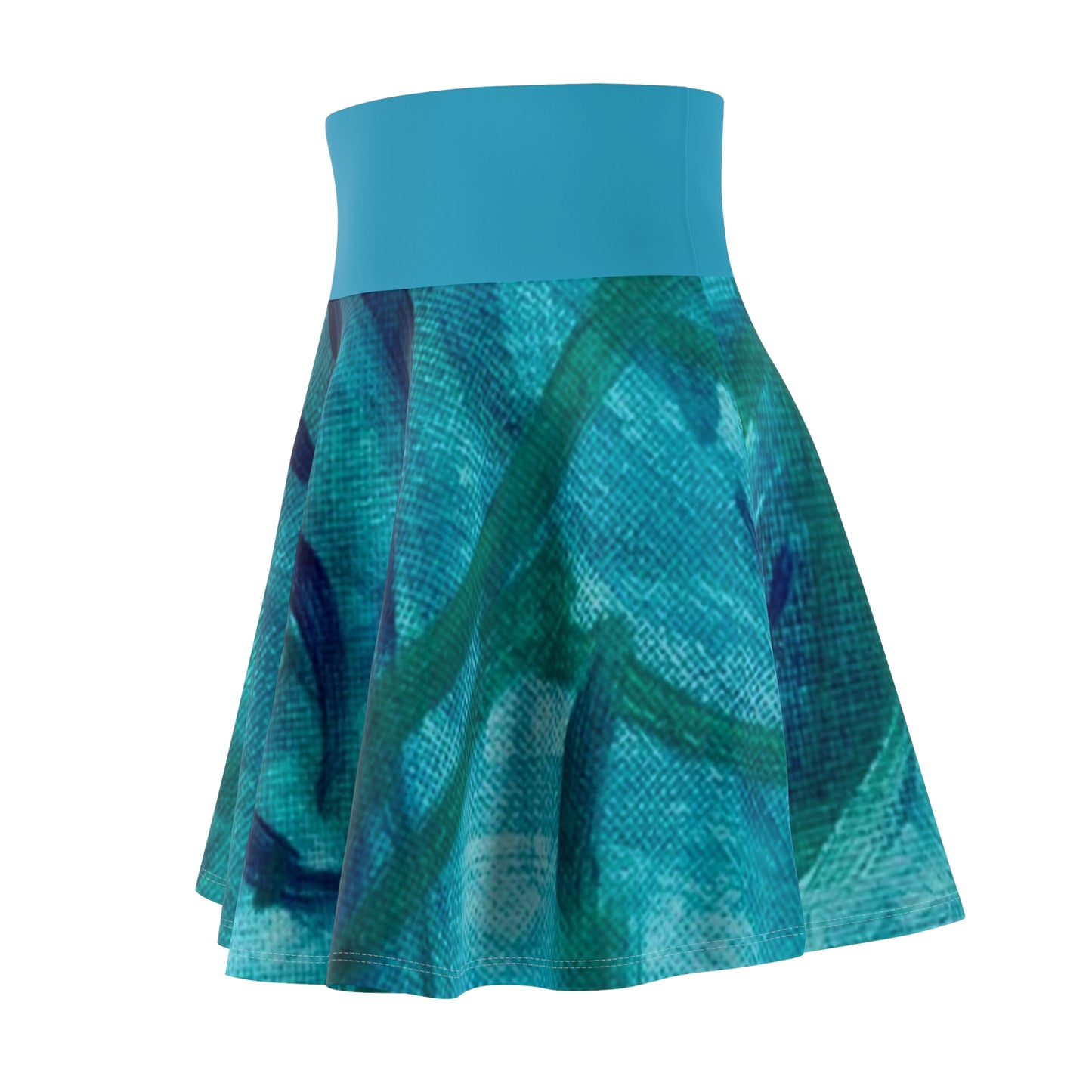 Blue Lagoon by Streich Mohan Design - Women's Skater Skirt (AOP)