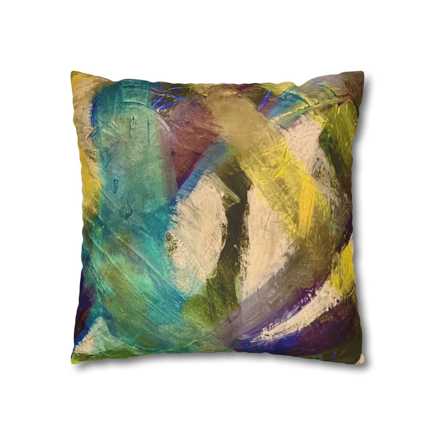 Streich Mohan Design Cushion Cover - Spun Polyester Square Pillowcase