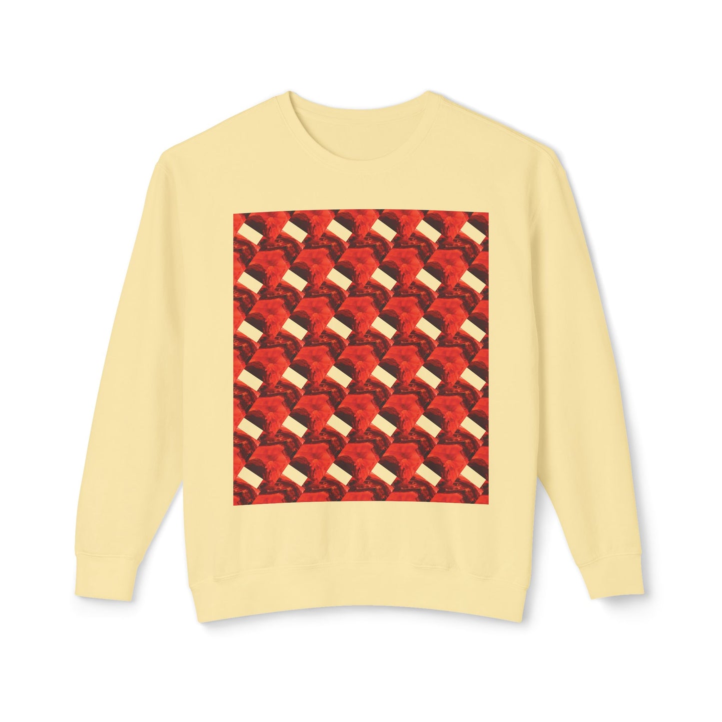 Exclusive artwork from Streich Mohan Design - Unisex Lightweight Crewneck Sweatshirt