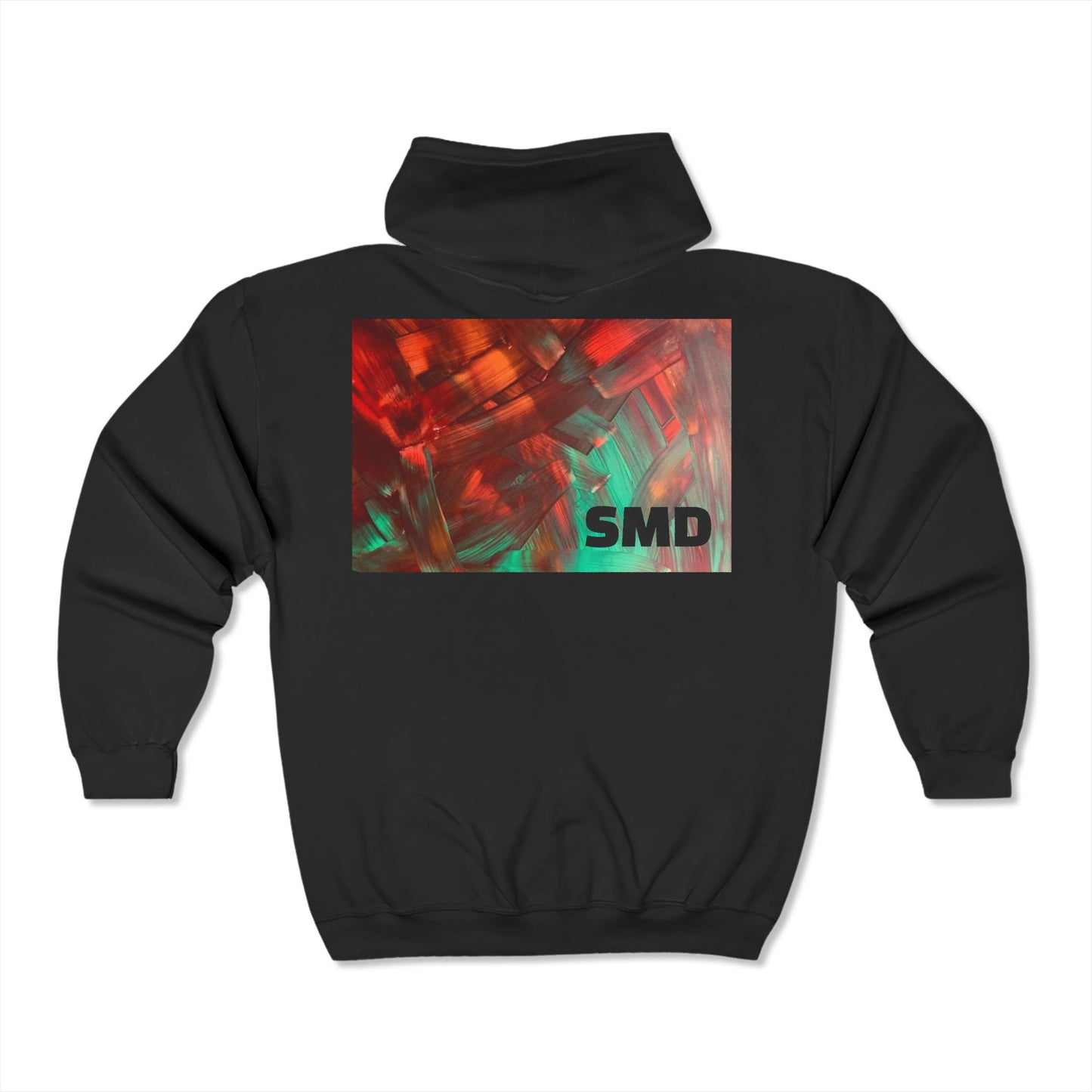 Stranger in the Dark by Streich Mohan Design - Unisex Heavy Blend™ Full Zip Hooded Sweatshirt