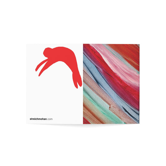 Greeting Cards - Abstract Striech Mohan Design